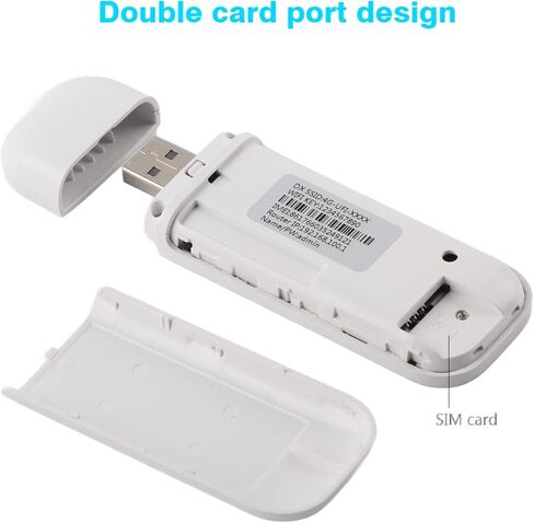 Goshyda 4G LTE USB Modem Stick with WiFi Hotspot, 150Mbps Wireless Network Adapter for Laptop PC, Support 8 Users Share Portable Router (with WiFi) in Kuwait