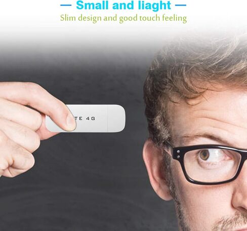 Goshyda 4G LTE USB Modem Stick with WiFi Hotspot, 150Mbps Wireless Network Adapter for Laptop PC, Support 8 Users Share Portable Router (with WiFi) in Kuwait