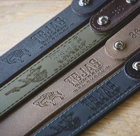 حزام مسدس Magpul Tejas "El Original" 1.5 بوصة جلد مخفي يحمل CCW Bullhide وحزام مسدس بوليمر مقوى in Kuwait