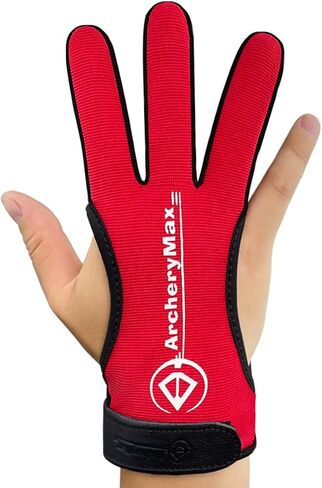 Handmade Three Finger Protector for Youth Adult Beginner Shooting Hunting Leather Archery Gloves in Kuwait