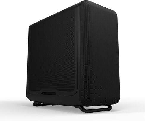 Hyte X50 Air - حافظة كمبيوتر ألعاب ATX Mid-Tower الحديثة الأداء - هيكل محسّن لتدفق الهواء العالي - لوحة شبكية صغيرة - زجاج صوتي مقسى - أسود داكن in Kuwait