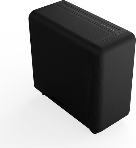 Hyte X50 Air - حافظة كمبيوتر ألعاب ATX Mid-Tower الحديثة الأداء - هيكل محسّن لتدفق الهواء العالي - لوحة شبكية صغيرة - زجاج صوتي مقسى - أسود داكن in Kuwait