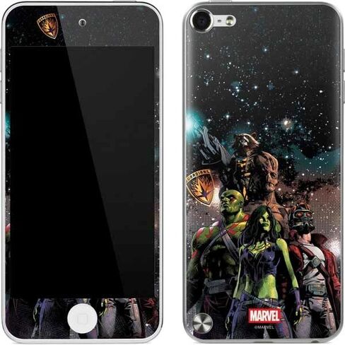 ملصق Skinit لمشغل MP3 متوافق مع iPod Touch (الجيل الخامس و2012) - تصميم Marvel Star-Lord Cosmic Commander المرخص رسميًا in Saudi Arabia