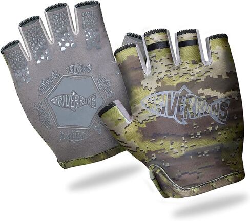Fishing Gloves Shortened Wrist UPF50+ Sun Gloves Fingerless Lightweight Breathable Hiking Driving Kayaking Paddling in Saudi Arabia
