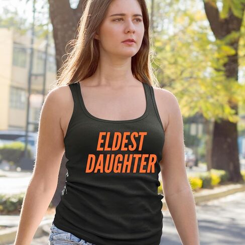 Eldest Daughter Racerback Tank Top for Women, Soft, Flattering Fit in Saudi Arabia