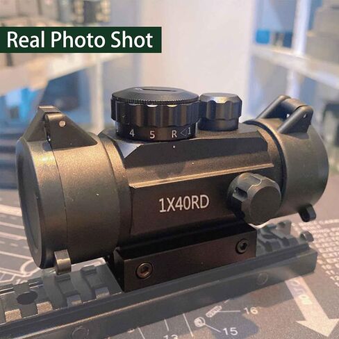 KASENTE 1x40 نطاق بندقية البصر باللون الأحمر والأخضر مع 20 مم / 11 مم Picatinny حامل السكك الحديدية المتوافقة in Saudi Arabia