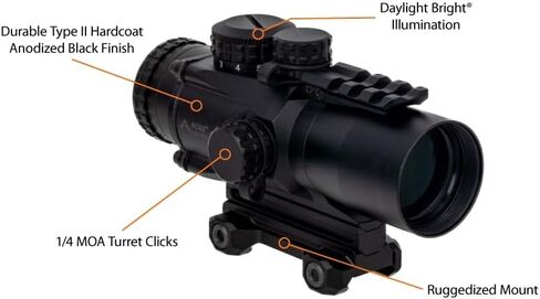 الأسلحة الأساسية SLX 3x32mm Gen III Prism Scope - ACSS-5.56/300BLK/7.62x39 شبكاني in Kuwait