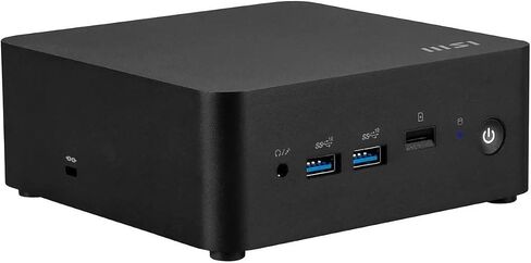 msi Cubi NUC 1MG-276BUS Mini Barebone Desktop Computer, Intel Core 5 120U 1.4GHz - RAM, Storage and OS Not Included, Black in Saudi Arabia