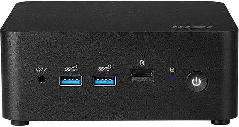 msi Cubi NUC 1MG-276BUS Mini Barebone Desktop Computer, Intel Core 5 120U 1.4GHz - RAM, Storage and OS Not Included, Black in Saudi Arabia