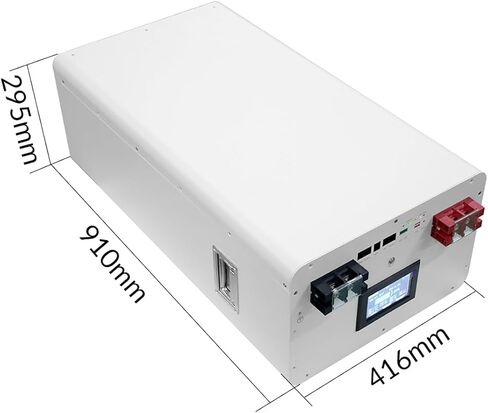 صندوق بطارية LiFePO4 DIY 48V 280Ah 15kwh 51.2V 314Ah 330Ah علبة معدنية من الحديد الليثيوم، مع 200A JK Bluetooth BMS وغيرها من الملحقات، للمركبات الترفيهية، خارج الشبكة، الطاقة الاحتياطية، عربة الجولف، التخزين المنزلي، البحرية in Saudi Arabia