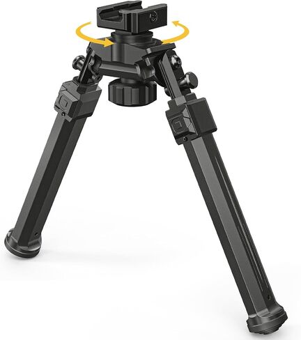 CVLIFE Picatinny Bipods للبنادق التكتيكية بندقية Bipod قابل للتعديل دوران 360 درجة الميل المحمولة Bipod قوي للصيد وإطلاق النار in Saudi Arabia