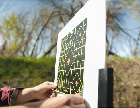هدف تفاعلي من Birchwood Casey Shoot-N-C مقاس 12 بوصة - تعليقات فورية مرئية للغاية، ملصقات هدف إطلاق النار ذاتية اللصق مع ملصقات إصلاح - 12 هدفًا، 144 ملصقًا in Kuwait