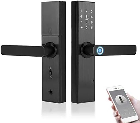 Dioche Fingerprint Smart Lock, Electronic Door Lock, Touchscreen Smart Door Lock with Password | IC Card | Smart Door Lock with Mechanical Key in Saudi Arabia