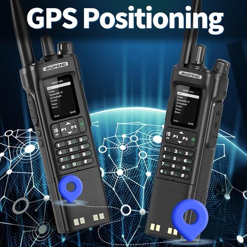 راديو BAOFENG DM32 DMR Radio10W راديو هام طويل المدى محمول باليد 3800 مللي أمبير في الساعة قابل لإعادة الشحن، راديو NOAA للطقس DM-32UV راديو ثنائي الاتجاه مع شحن USB-C، تردد النسخ لصيد معدات النجاة in Saudi Arabia
