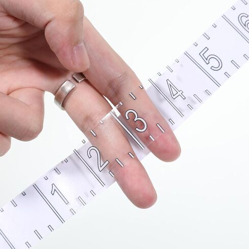 قطعتان من ملصقات شريط قياس الأسماك، مسطرة لاصقة مقاومة للماء مقاس 36 بوصة، أداة قياس شريط لاصق، لوحة قياس بيضاء شفافة، ملحقات لوازم الصيد للقوارب، قوارب الكاياك ومنضدة العمل in Kuwait