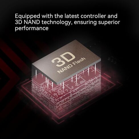 KingSpec 2TB M.2 SSD 2280 NVMe PCIe 4.0 x4, Read/Write Speed up to 4000/3500MB/s, Internal M2 PCIe SSD Compatible with Gaming Console/Desktop/Gaming Laptop in Saudi Arabia