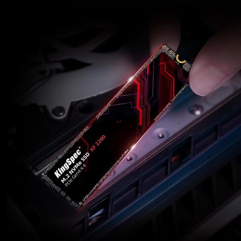 KingSpec 2TB M.2 SSD 2280 NVMe PCIe 4.0 x4, Read/Write Speed up to 4000/3500MB/s, Internal M2 PCIe SSD Compatible with Gaming Console/Desktop/Gaming Laptop in Saudi Arabia