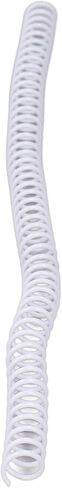 100Pcs 9.5mm Plastic Spiral Binding Coils, 3/8in Diameter, 48 Teeth, 4: Io, 75 Sheet Acity for, Coil S (White) in Saudi Arabia