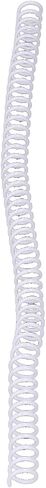 100Pcs 9.5mm Plastic Spiral Binding Coils, 3/8in Diameter, 48 Teeth, 4: Io, 75 Sheet Acity for, Coil S (White) in Saudi Arabia