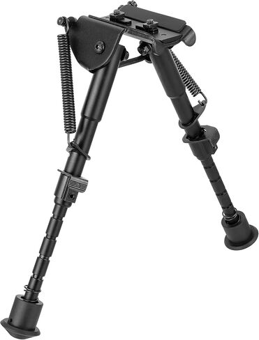 Besrilien Rifle Bipod 6-9 بوصات متوافقة مع Mlok Bipods للبنادق خفيفة الوزن Bipod متكاملة للصيد والرماية in Kuwait