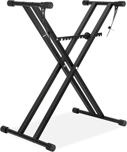 AODSK Single-X Keyboard Stand Adjustable Width & Height,Piano Stand with Locking Straps & Quick Release Mechanism (Keyboard Stand) in Kuwait
