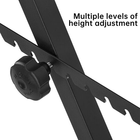 AODSK Single-X Keyboard Stand Adjustable Width & Height,Piano Stand with Locking Straps & Quick Release Mechanism (Keyboard Stand) in Kuwait