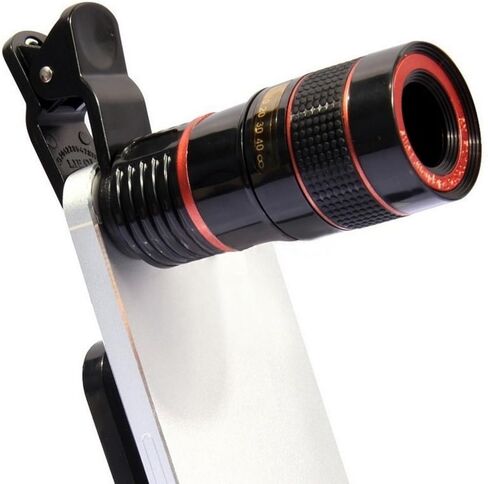 8X Optical Zoom Lens for Smartphones, HD Telephoto Telescope Phone Camera Lens with Universal Clip for Photography in Saudi Arabia