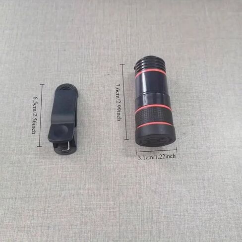 8X Optical Zoom Lens for Smartphones, HD Telephoto Telescope Phone Camera Lens with Universal Clip for Photography in Saudi Arabia
