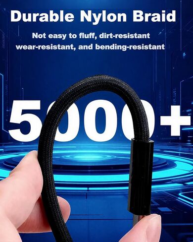 كابل AIRSKY USB-C إلى USB C 3.3FT، كابل USB 4 لكابل Thunderbolt 4، 240 واط، كابل فيديو USB C، 40 جيجابت في الثانية، شاشة 8K HD، متوافق مع Thunderbolt 4/3، iPhone 17/16/15، MacBook، Hub، Dock والمزيد in Kuwait
