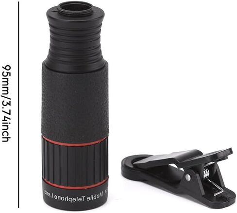 32X Phone Camera Lens Kit, HD Telephoto Mobile Cell Phone Lens with Clip, Lens Attachment for Most Smartphone in Saudi Arabia