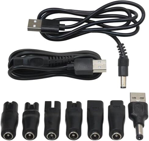 كابل بديل Xspeedonline سلك طاقة USB 5 فولت - لسلسلة 7000، 5000، 3000 ومحول 5521 HQ8505 A00390 خط شحن in Saudi Arabia