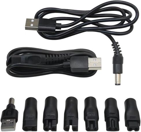 كابل بديل Xspeedonline سلك طاقة USB 5 فولت - لسلسلة 7000، 5000، 3000 ومحول 5521 HQ8505 A00390 خط شحن in Saudi Arabia