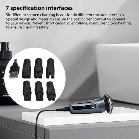 كابل بديل Xspeedonline سلك طاقة USB 5 فولت - لسلسلة 7000، 5000، 3000 ومحول 5521 HQ8505 A00390 خط شحن in Saudi Arabia