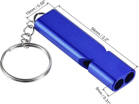 Emergency Survival Whistle with Keychain for Outdoor Rescue Signaling Loud in Saudi Arabia