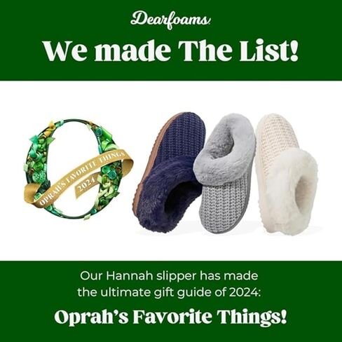 شبشب نسائي من Dearfoams مصنوع من مادة Hannah Chenille المحبوكة in Kuwait