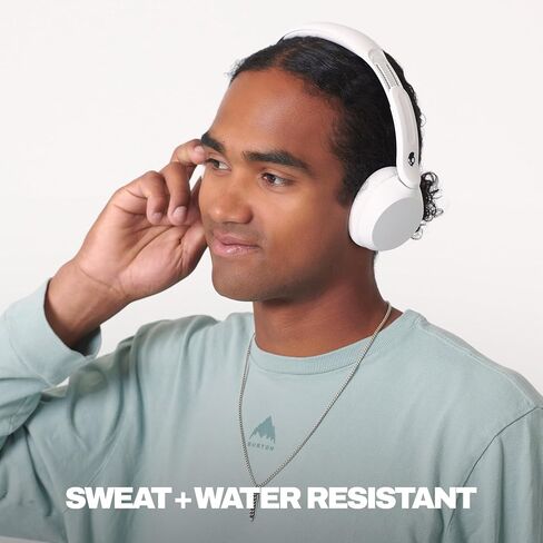 Skullcandy Icon 180 Wireless On-Ear Bluetooth Headphones, Up to 50 Hours Battery, Lightweight and Travel Ready, Secure Fit, Sweat and Water Resistant, Microphone iPhone Android - True Black in Saudi Arabia