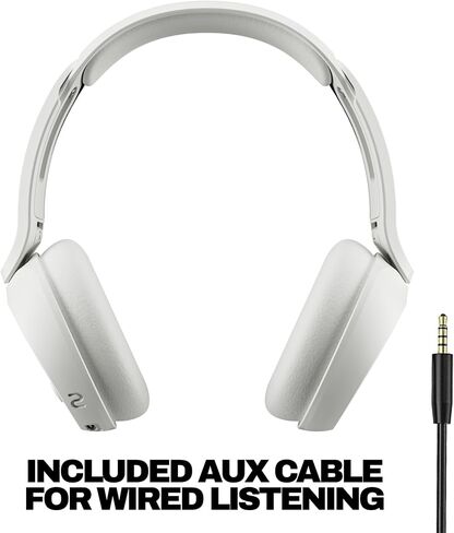 Skullcandy Icon 180 Wireless On-Ear Bluetooth Headphones, Up to 50 Hours Battery, Lightweight and Travel Ready, Secure Fit, Sweat and Water Resistant, Microphone iPhone Android - True Black in Saudi Arabia