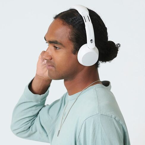 Skullcandy Icon 180 Wireless On-Ear Bluetooth Headphones, Up to 50 Hours Battery, Lightweight and Travel Ready, Secure Fit, Sweat and Water Resistant, Microphone iPhone Android - True Black in Saudi Arabia