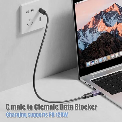Pastall 4-Pack USB Data Blocker & USB C Data Blocker، حماية ضد التنزيل غير القانوني وجاكيت العصير للهواتف الذكية، وأجهزة الكمبيوتر، والكمبيوتر المحمول، والكمبيوتر اللوحي، فقط للشحن in Kuwait