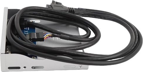 Dpofirs Floppy Drive Front Panel Versatile USB 3.0 Hub for Efficient Data Transfer for Computer Case 19 Pin Sound Interface Panel to USB3.0 (#1) in Saudi Arabia