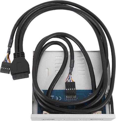 Dpofirs Floppy Drive Front Panel Versatile USB 3.0 Hub for Efficient Data Transfer for Computer Case 19 Pin Sound Interface Panel to USB3.0 (#1) in Saudi Arabia