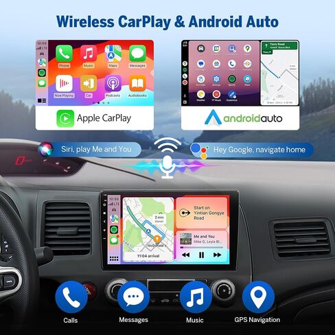 Eonon 10.1 Inch IPS HD Android 13 Car Stereo Navigation for 2010-2016 Jeep Compass & Patriot - Wireless/Wired CarPlay & Android Auto, Built-in Mic,Support Steering Control,Plug & Play GPCX6 in Saudi Arabia