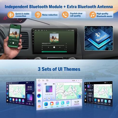 Eonon 10.1 Inch IPS HD Android 13 Car Stereo Navigation for 2010-2016 Jeep Compass & Patriot - Wireless/Wired CarPlay & Android Auto, Built-in Mic,Support Steering Control,Plug & Play GPCX6 in Saudi Arabia