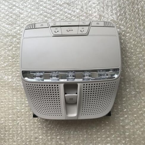 Car Reading Lamp Sunroof Switch for Mercedes Benz C180L E300L C260L GLC260,Car Interior Overhead Console Dome Light Reading Lamp,B-Grey Without Glasses case(Normal/A-Black Without Glasses Case) in Saudi Arabia