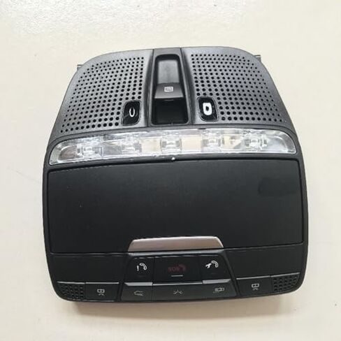 Car Reading Lamp Sunroof Switch for Mercedes Benz C180L E300L C260L GLC260,Car Interior Overhead Console Dome Light Reading Lamp,B-Grey Without Glasses case(Normal/A-Black Without Glasses Case) in Saudi Arabia