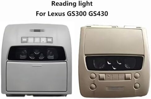 مصباح قراءة السيارة، مفتاح فتحة سقف لسيارة Lexus GS300 GS430، مصباح قراءة ضوء قبة وحدة التحكم العلوية الداخلية للسيارة، A-بيج (عادي/B-رمادي) in Saudi Arabia
