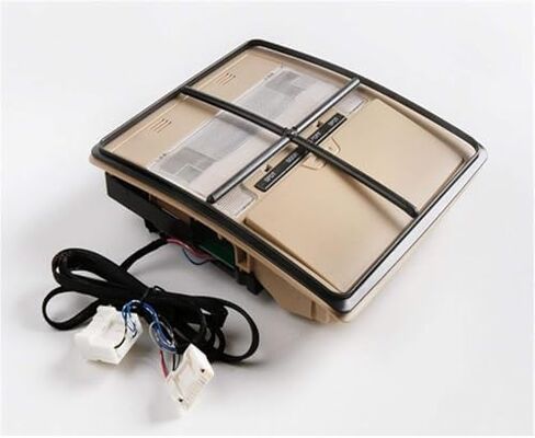 Car Reading Lamp Sunroof Switch for Toyota Land Cruiser Land Cruise LC200,Car Interior Overhead Console Dome Light Reading Lamp,A-Beige(Normal/B-Grey) in Saudi Arabia
