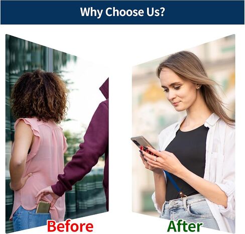 حبل قابل للتمدد للهاتف، 2 حزام هاتف مضاد للسرقة مضاد للسقوط والمشي لمسافات طويلة في الهواء الطلق وتسلق الدراجات عالمي لمعظم الهواتف المحمولة، أسود in Saudi Arabia