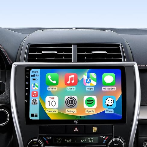 64G Car Stereo Radio for Toyota Camry 2012-2014, 10.2" IPS HD Touch Screen Wireless CarPlay Android Auto/WiFi/GPS/FM/SWC/Bluetooth/1080P Backup Camera in Saudi Arabia