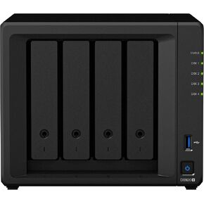خادم Synology DiskStation DS920+ NAS للأعمال مع وحدة المعالجة المركزية Celeron، وذاكرة DDR4 سعة 8 جيجابايت، و1 تيرابايت M.2 SSD، وتخزين SSD 8 تيرابايت، ونظام تشغيل DSM in Kuwait
